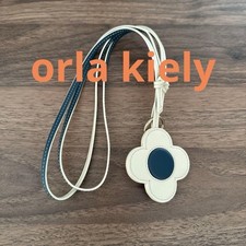 Orla Kiely Leather Bag Charm -