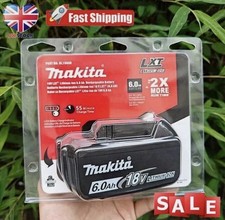 Genuine Makita 6ah 18v Power Tool Battery BL1860BX2 18V Li-lon Battery-black UK
