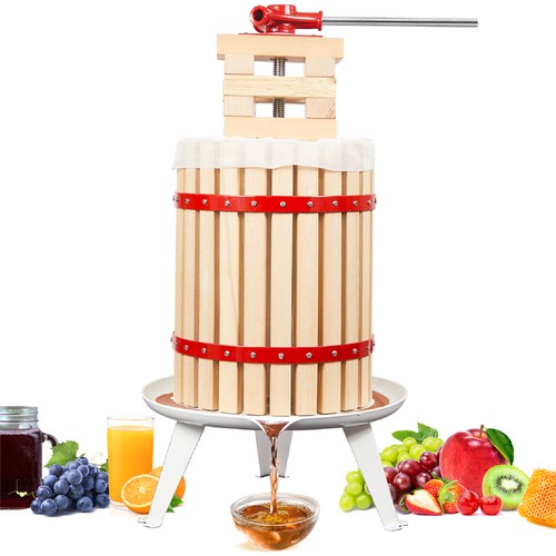 Wood basket fruit - press, for