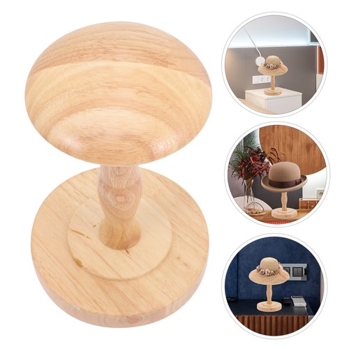 Wooden hat display - hat, holder