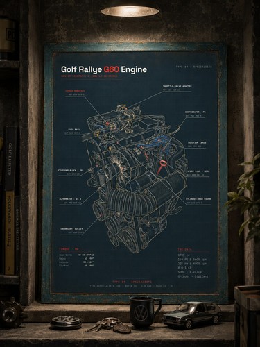 Golf rallye g60 - golf, engine