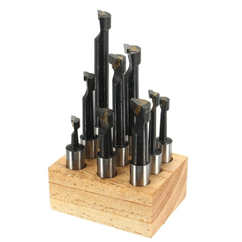 9pcs 12mm shank - boring, set