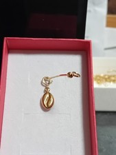 9ct coffee beans gold pendants