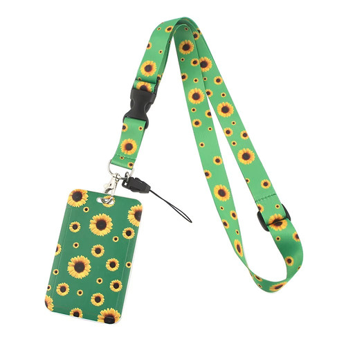 Sunflower lanyard adjustable - sunflower,