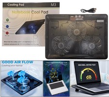 Laptop Cooling Pad 3 Fans USB