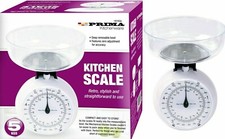 5KG Vintage MANUAL Kitchen Scales TRADITIONAL Home Food WEIGHING PLASTIC Bowl UK