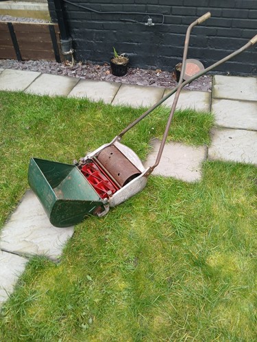 Vintage ransomes lawnmower - vintage,
