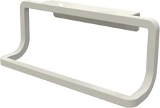 Over Cabinet Towel Rack White