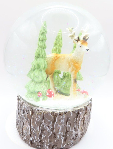 Stag deer snow globe - deer,