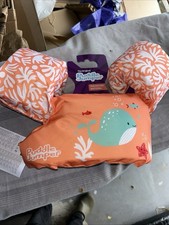 New Bestway The Original Puddle Jumper Childs Swim Vest Whale 2-6 (15-30 KG)