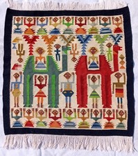 Vintage Wool Tunisian Kilim