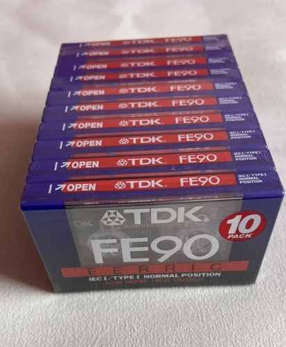 Tdk fe90 blank audio - tdk, cassette