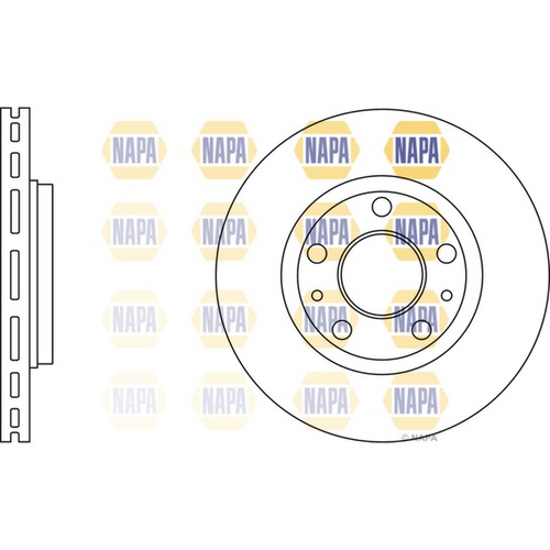 Brake discs vented for - 2x,