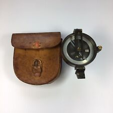 Antique Leather Cased Brass
