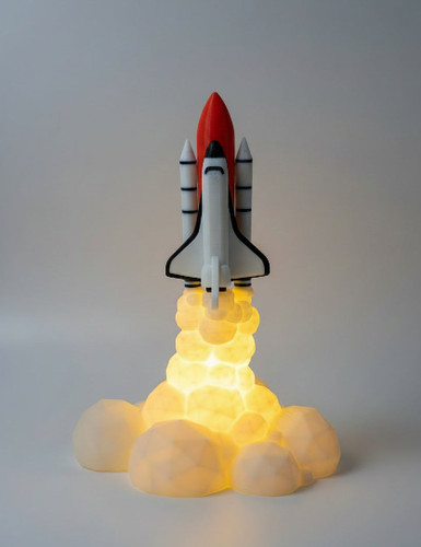 Space shuttle rocket - rocket, lamp