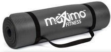 Maximo Yoga Fitness Mat Extra Thick Multipurpose Workout (Meas: 72 x 24) Black