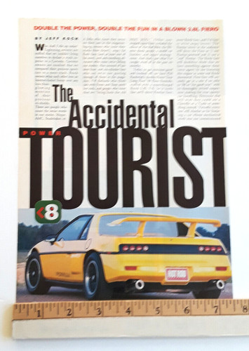 1988 pontiac fiero - 1988, powered