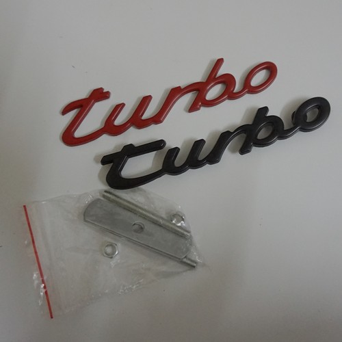 Matte black big turbo - turbo, metal