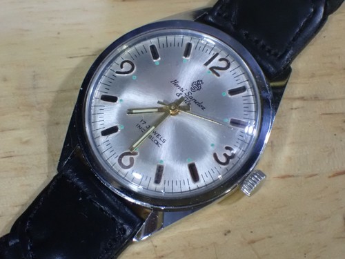 Henri sandoz fils 17 jewel - &,