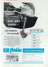 PERKINS Dinghy Boat Outboard Motors ADVERT #3 1962 Vintage Original Print 673/29