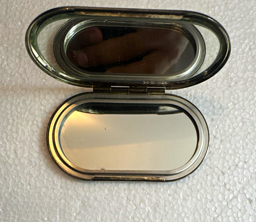 Vintage oval compact - vintage,