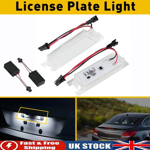Pair led registration plate - registration,