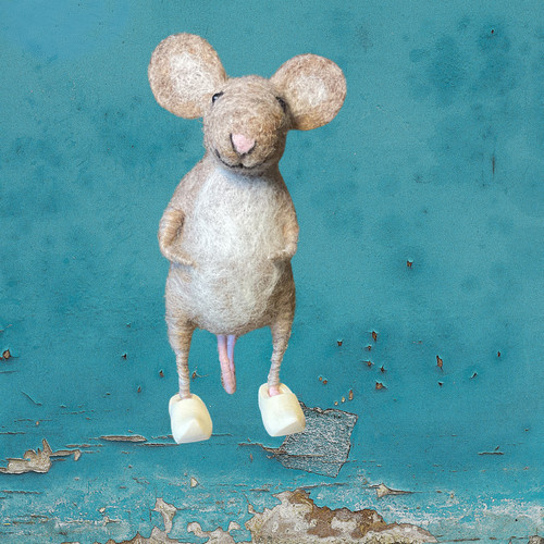 Handmade needle felted little - handmade,