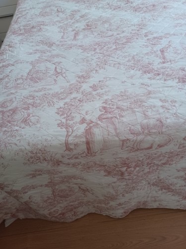 Toile jouy pale red - jouy,