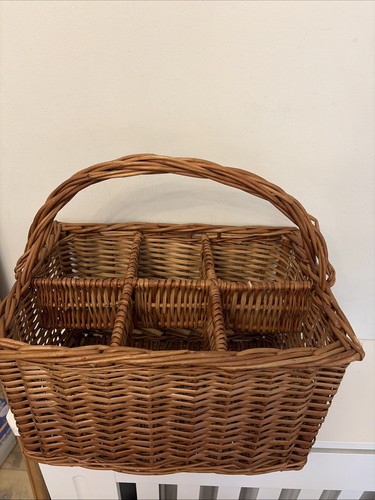 Vintage wicker woven rattan - wicker,