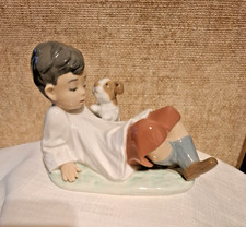 Vintage LLADRO Taking Time Boy