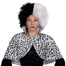 CRUELLA DALMATIAN PRINT CAPE
