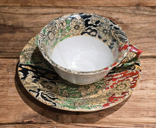 Antique Mason's  Cup & Saucer - Patent Ironstone China - Rare Bandana Pattern