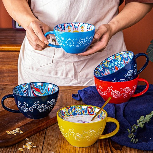 Bohe ceramic coffee mug large - mug,