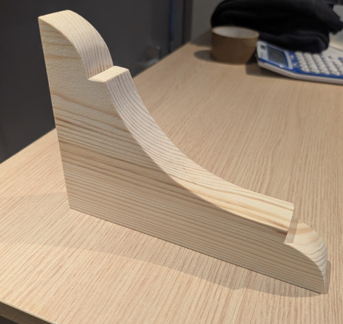 Wooden corbels single corbel - wooden,