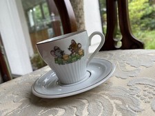 Tom and Jerry Tea Cup Vintage Cup & Saucer 1989 Turner Entertainment Collectors