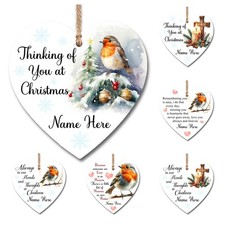 Personalised Heart Christmas