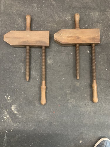 Pair vintage antique - of,