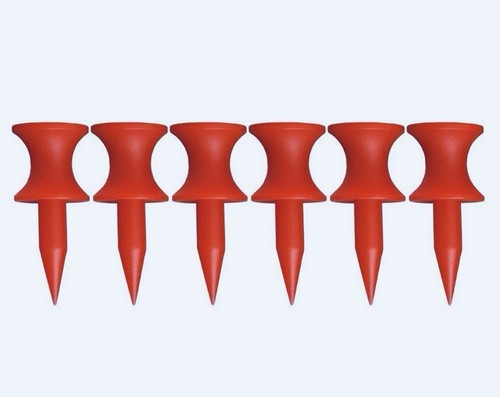 Red plastic castle golf - plastic,