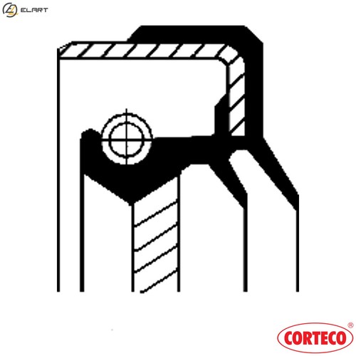Shaft seal differential - seal,