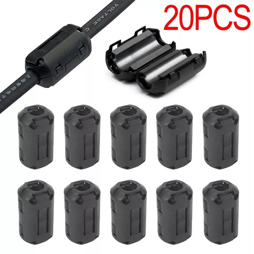 20pcs clip ferrite ring - 20pcs, clip-on