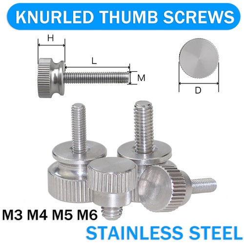 M6 knurled thumb - m5,