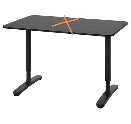 Ikea bekant desk - ikea,