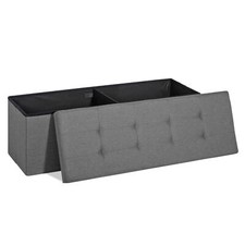 43" Folding Storage Footrest