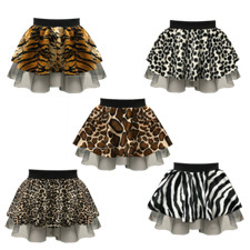 Animal Print Tutu Skirt Dance