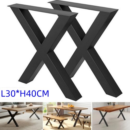 Pair metal steel - of, legs