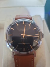 OROLOGIO LONGINES FLAGSHIP  CAL 490 , QUADRANTE NERO.CON SCATOLA.