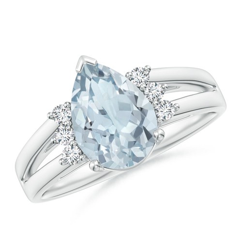 Angara pear aquamarine - 1.73, ct