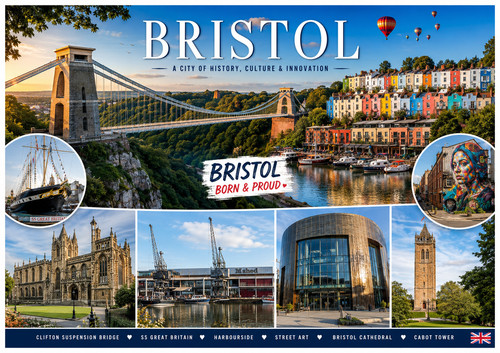 Bristol scenic fridge magnet - bristol, |