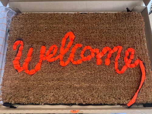 Banksy welcome mat numbered - welcome, mat,