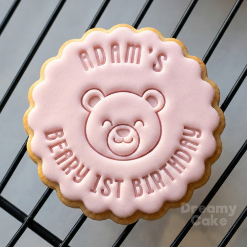 Beary 1st birthday - 1st, cookie